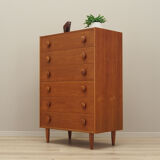 Commode en teck, design danois, années 1960, production Danemark