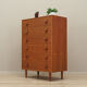 Commode en teck, design danois, années 1960, production Danemark