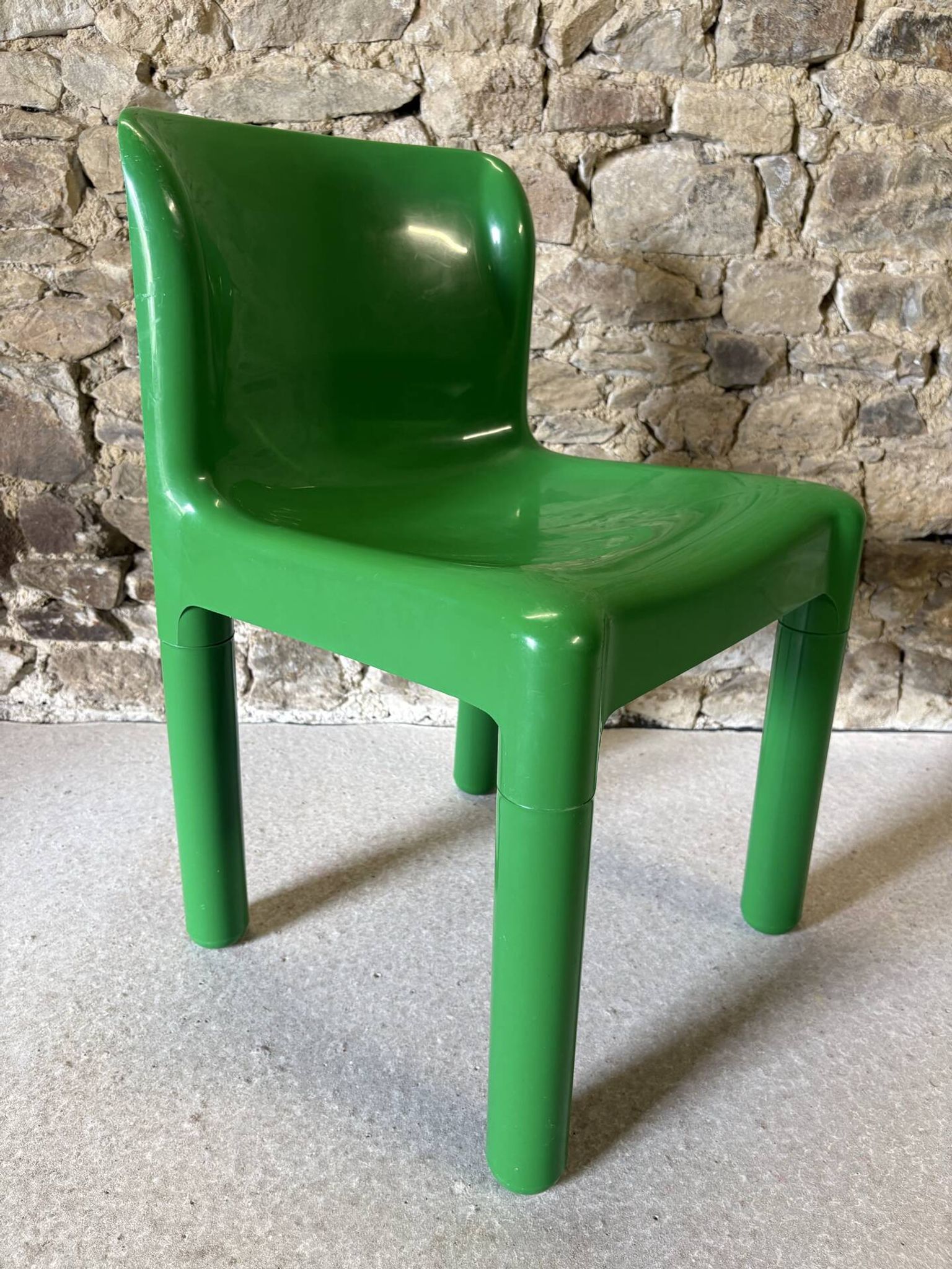 4 chairs model 4875 by C. Bartoli for Kartell, 1970