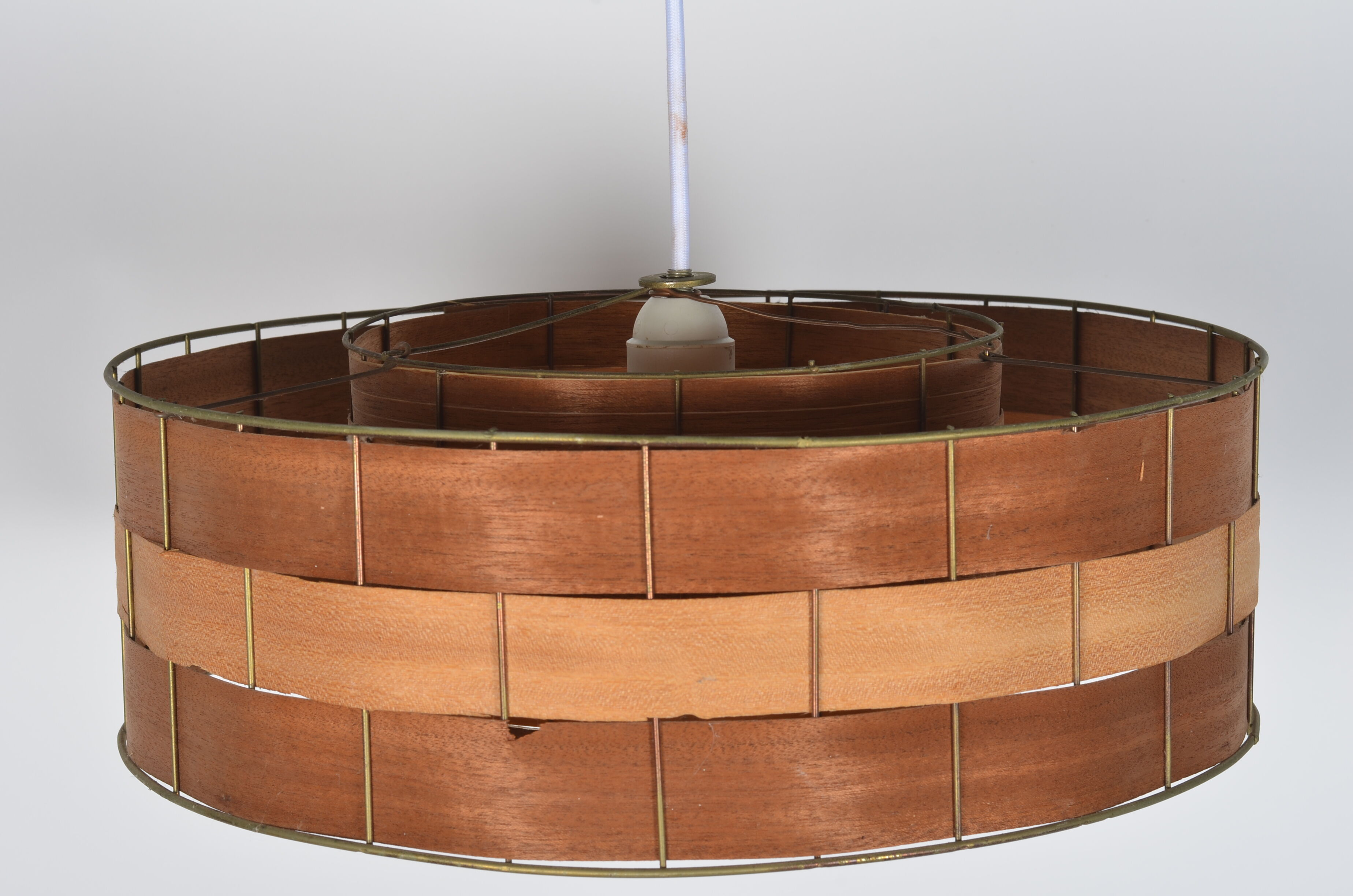 Scandinavian wooden pendant lamp