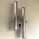 Pair of chromed sconces