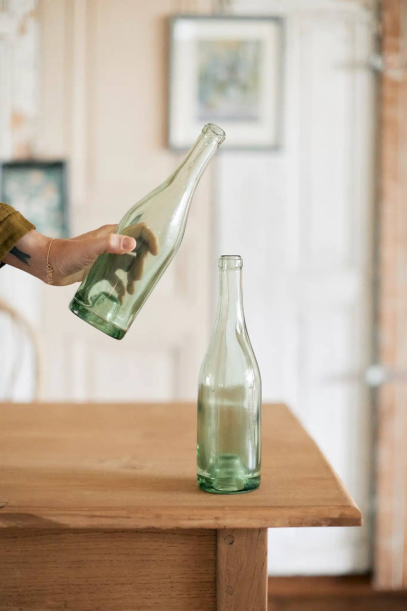 Ensemble de 2 bouteilles vintage « fritillaire »