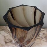 Twisted glass vase