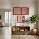 1970s Anna Castelli Ferrieri for Kartell Mod. 4727 Red Mirror