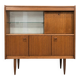 Vintage Scandinavian highboard in teak, 1960s.