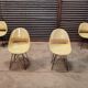 Set of 4 beige chairs by Miroslav Navràtil by Vertex