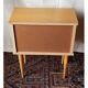 70s light oak bedside