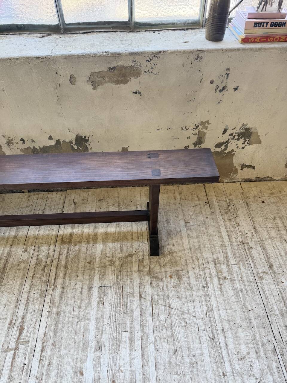 Oak bench 260 cm (2 available)