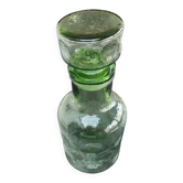 Carafe ancienne en verre bullée : vintage