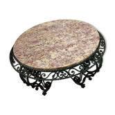 table basse vers 1940/50 en fer forgé