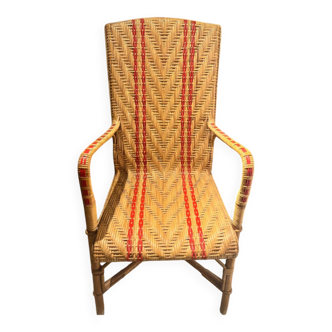 Authentic Parisian Bistro Chair – Maison Drucker/Gatti – Rattan and T