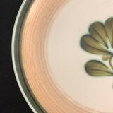 8 assiettes plates en faïence de Gien, 1970