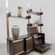 Vintage modular bookcase cabinet Michel Ducaroy Ligne Roset 1970