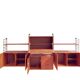 Musterring teak modular wall system – wide wall unit