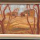 Original Swedish Oil on Panel – "Autumn Landscape" – Signed – Vintage and Framed – 46 × 36 cm (18.1" × 14.2")