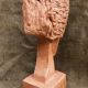 Buste de femme en terre cuite