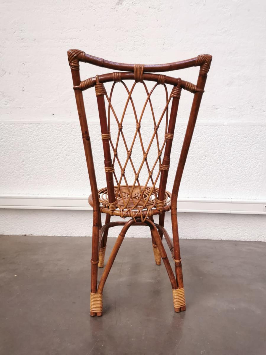 Italian rattan chair