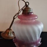 Vintage pink pendant light