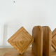 Paire de serres-livres en bois