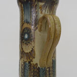 Glazed stoneware pitcher J.C Courjault Kéraluc. Signed. Seventies
