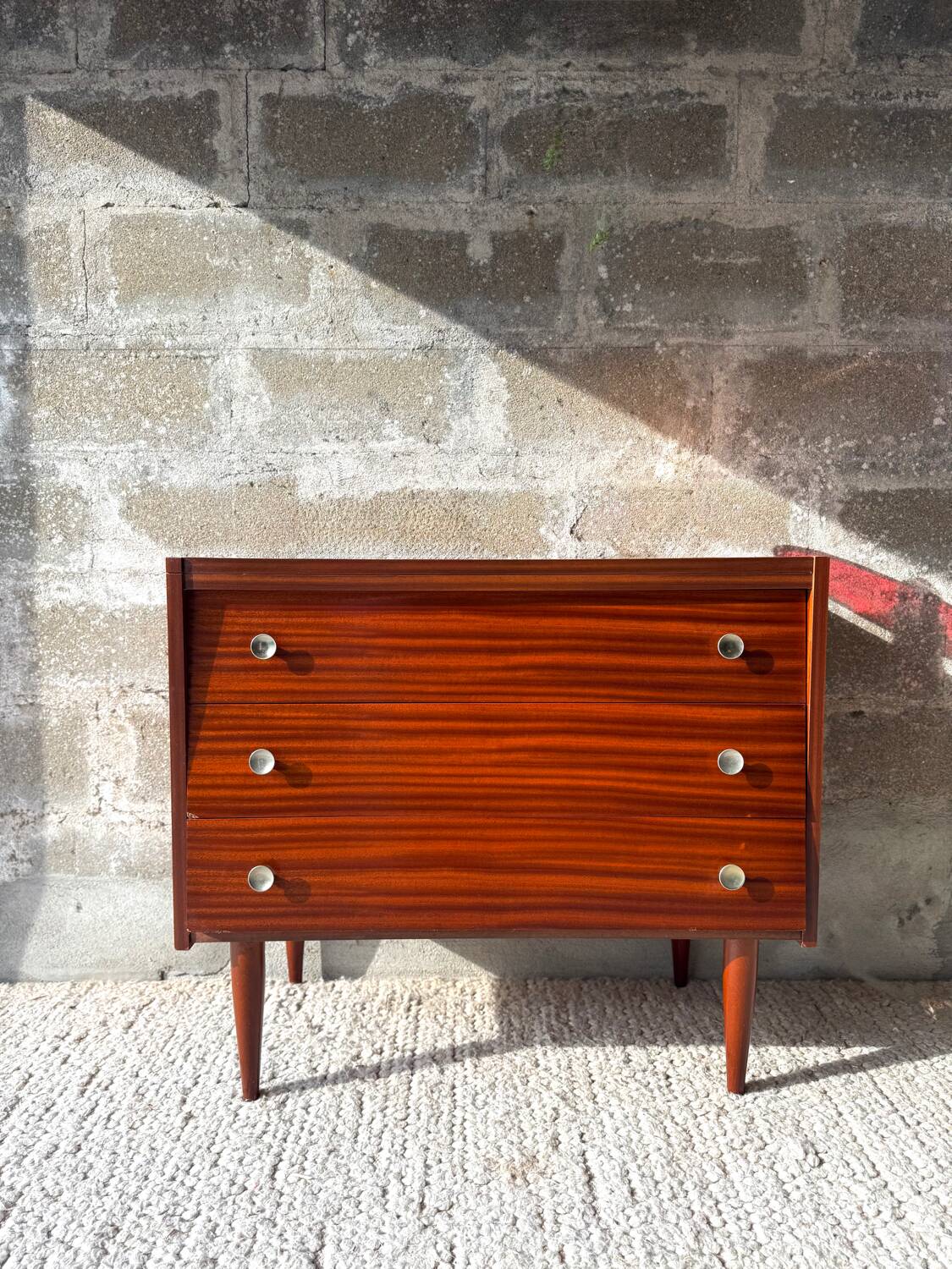 Vintage teak chest of drawers, 60s/70s.