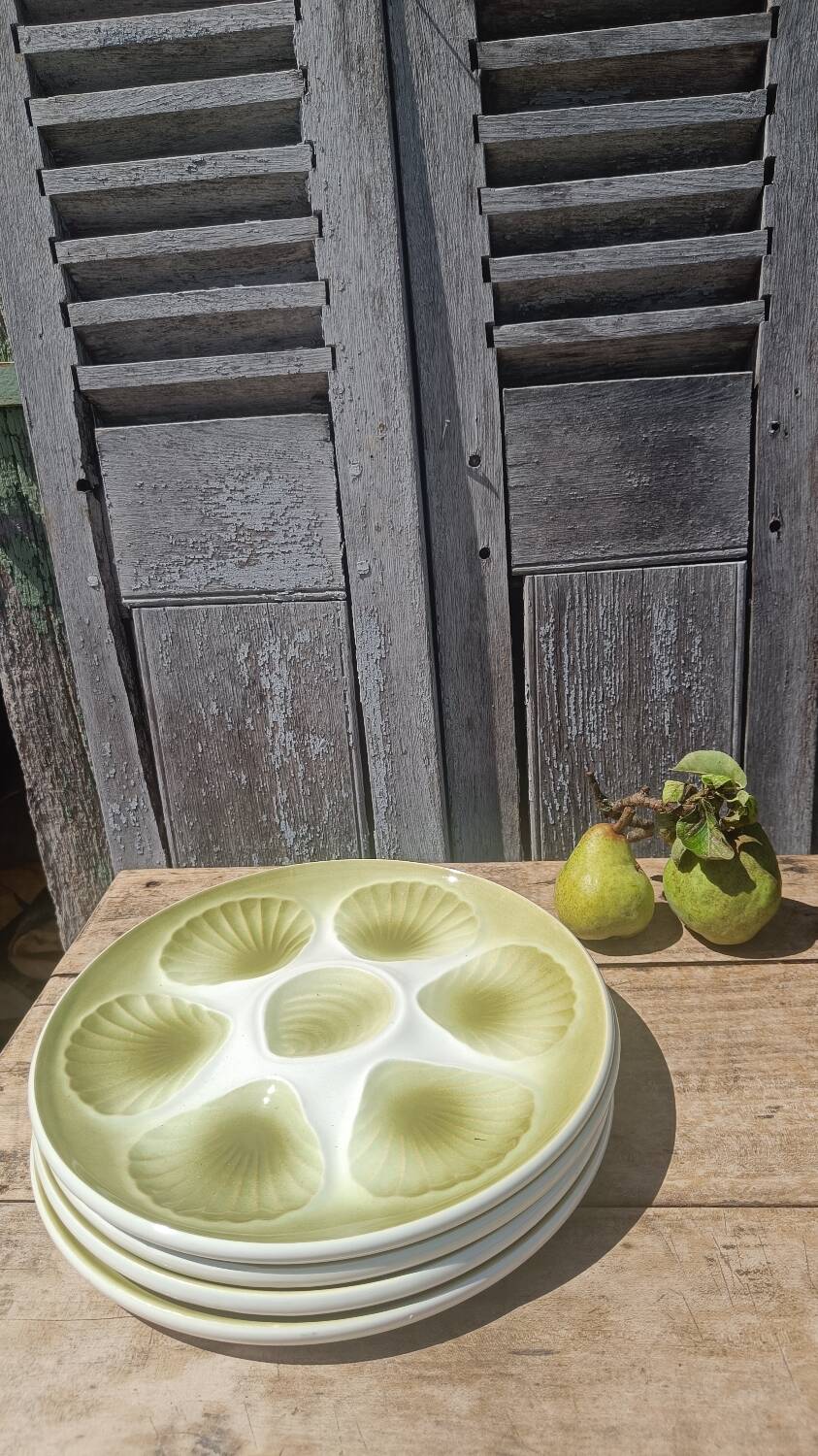 Seafood earthenware plates