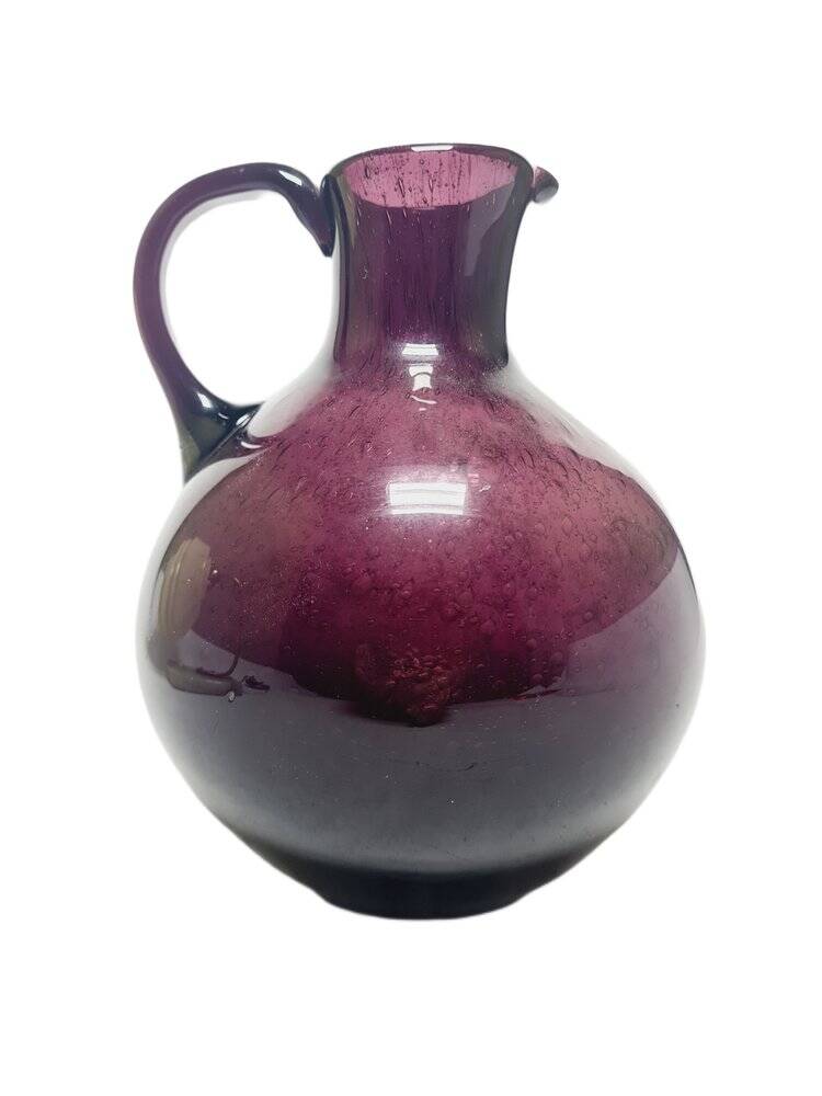 Vintage Polish jug by Zbigniew Horbowy for Sudety Glassworks, 1970s