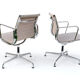 Pair swivel armchairs Vitra Aluminium Chair EA 108 design Ray & Charles Eames 60s 70s