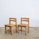 Chaises en pin scandinave, lot de 4