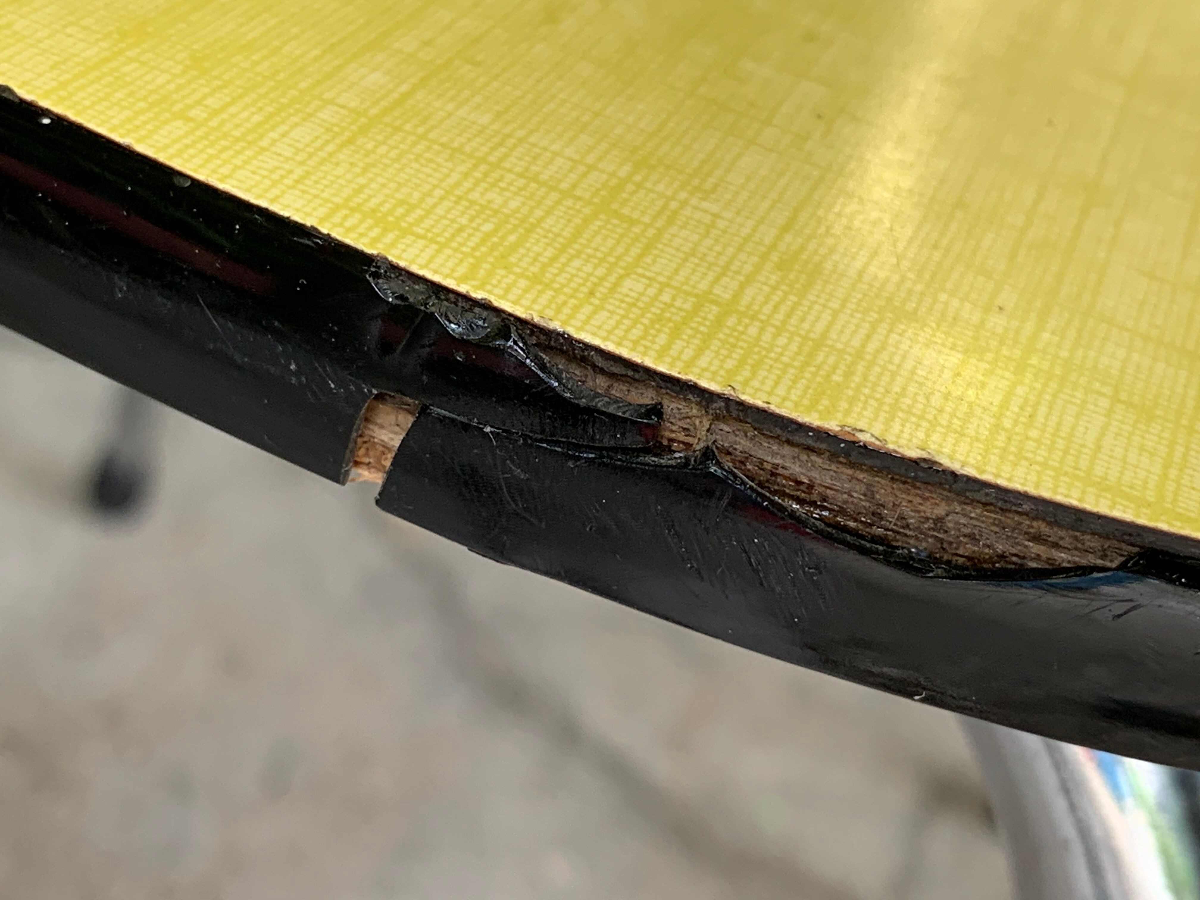 Mismatched formica chairs