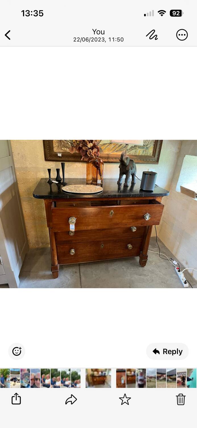 Commode secrétaire