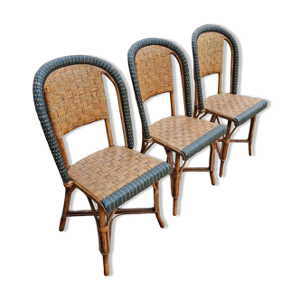 Rattan bistro chairs