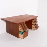 1960’s Danish Mid-Century Modern teak desk from Frode Holm