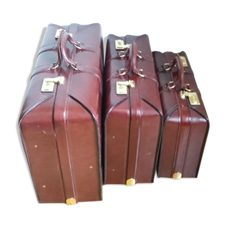 Lot of 3 bags leather