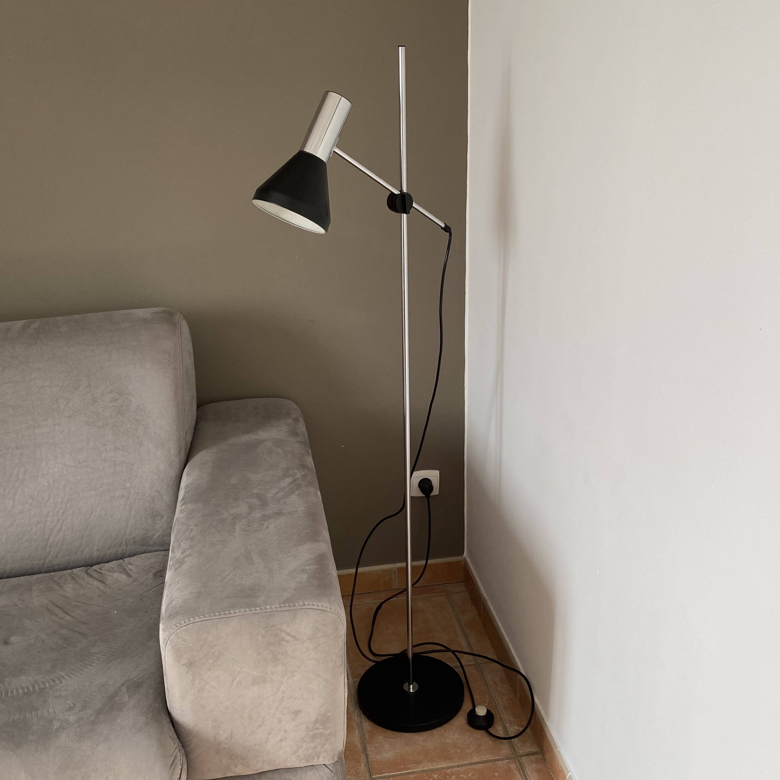 Hustadt Leuchten floor lamp. 1970. Space age.