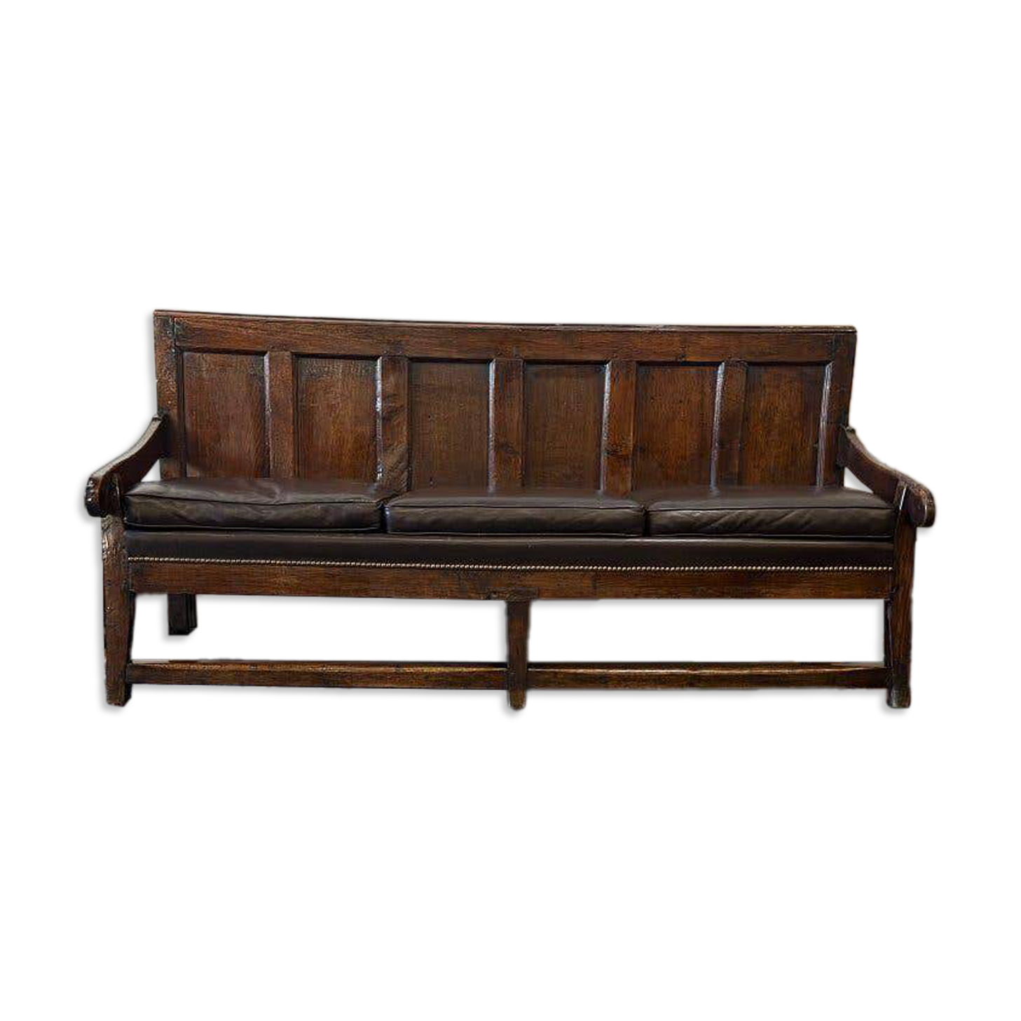 Vintage rustic wooden bench / antique bench
