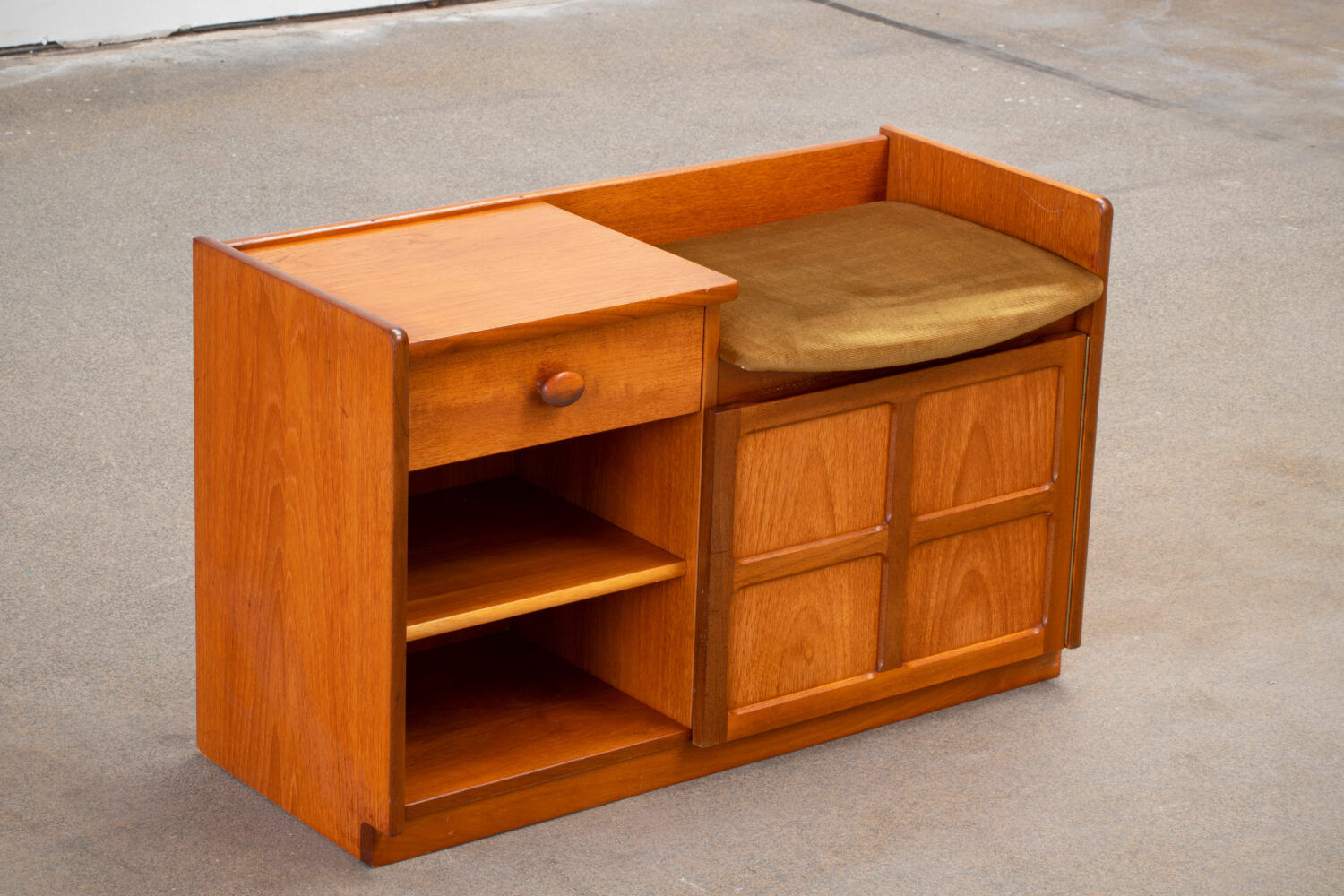 Scandinavian teak bench 1960