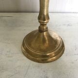 Ancient gilded bronze candlestick