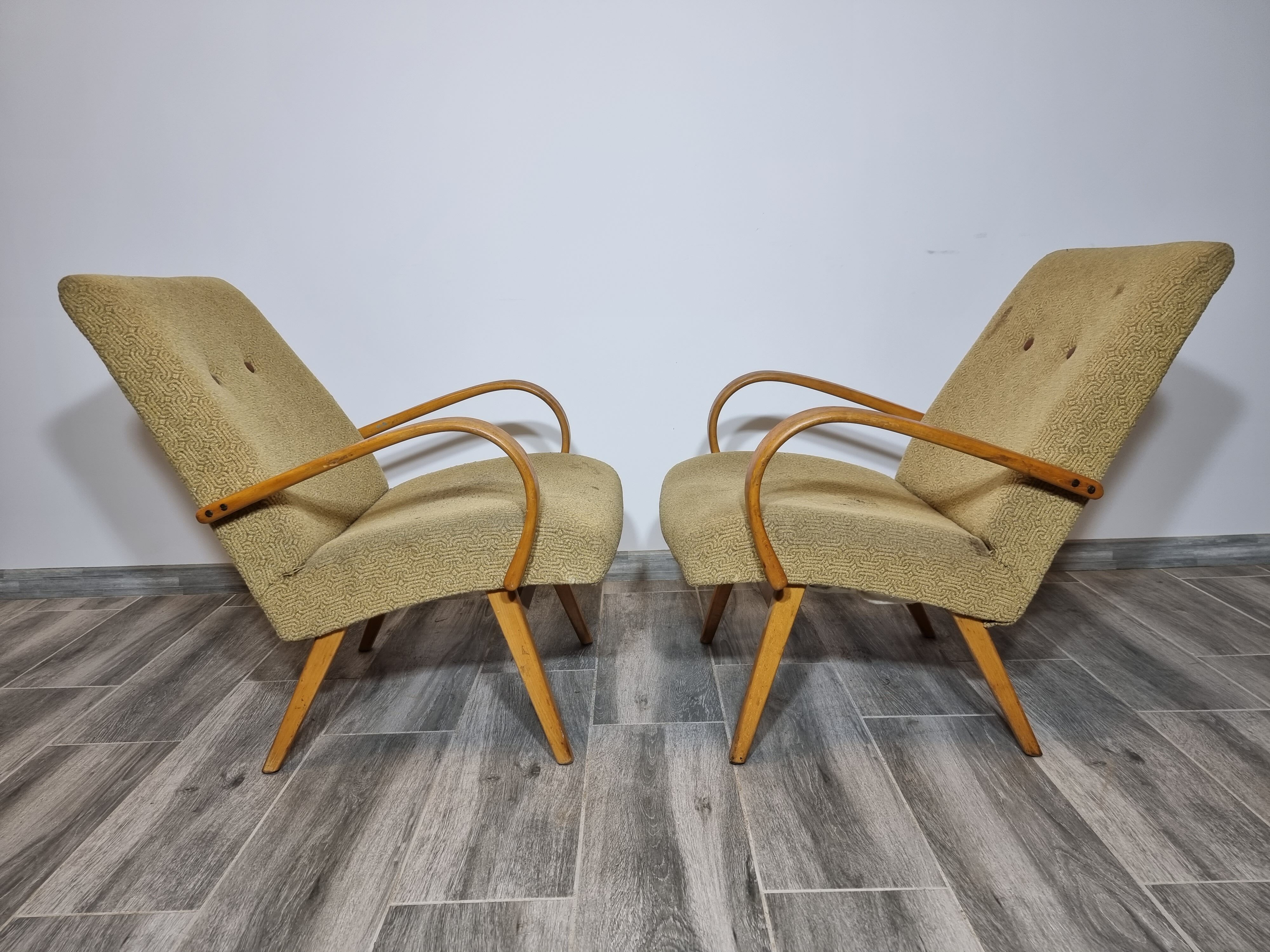 Armchairs by Jaroslav Smidek