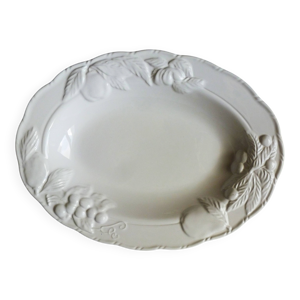 plat légumier ovale