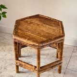 Table basse bambou vintage
