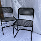 2 chaises métal
