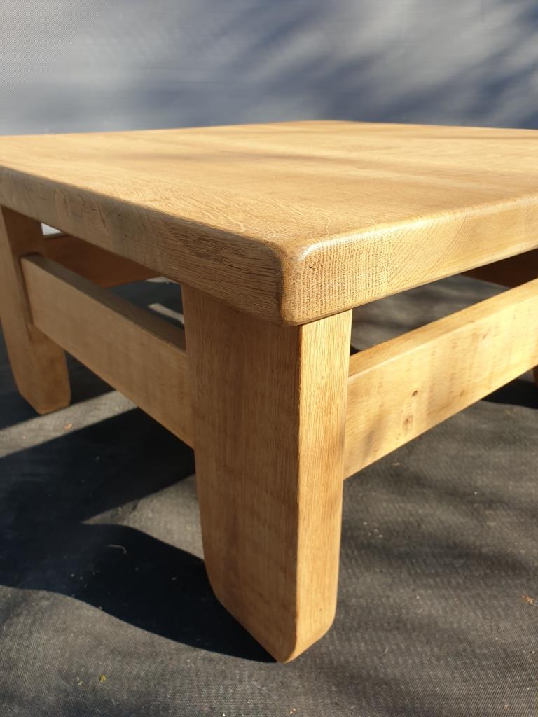 Brutalism coffee table 1960 "square in the rough"