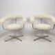 Ensemble de 2 fauteuils ronds, années 1970