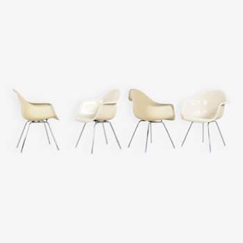 4 fauteuils DAX Eames années 60' Herman Miller mobilier international