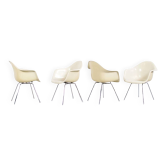 4 fauteuils DAX Eames années 60' Herman Miller mobilier international