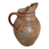 Old farm jug in glazed stoneware