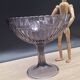 Large purple glass fruit bowl Manage