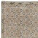 Vintage Handmade Pink Turkish Accent Rug with Floral Design