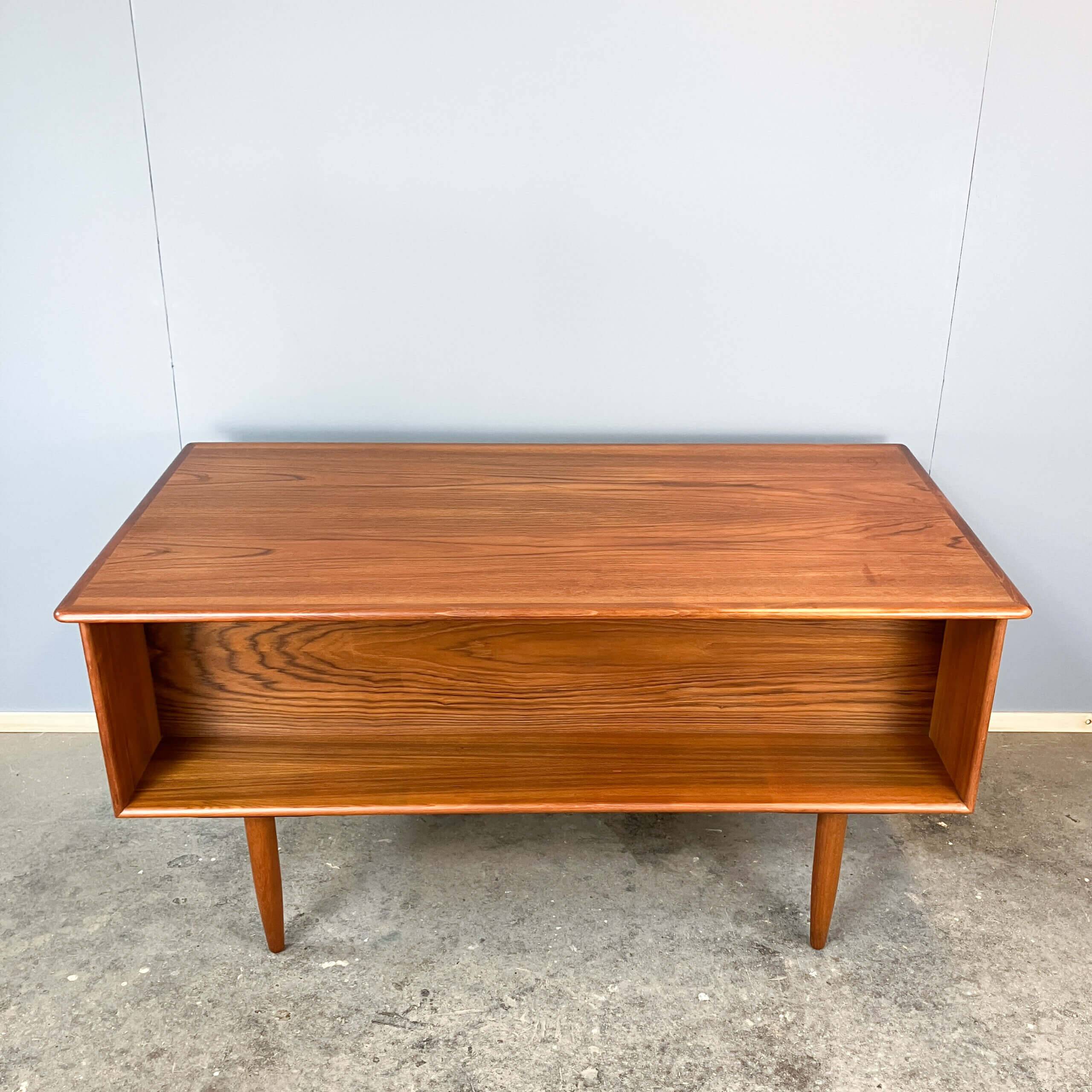 Danish desk by Svend Åge Madsen for Falster, teak, 1960s
